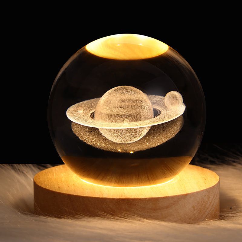 Galaxy Glow 3D Night Lamp🌖🪐